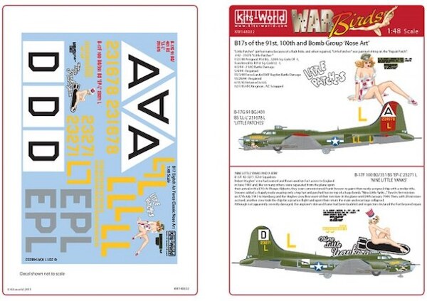 B17G Flying Fortress of the Mighty Eighth Air Force "Nose art"  kw148032