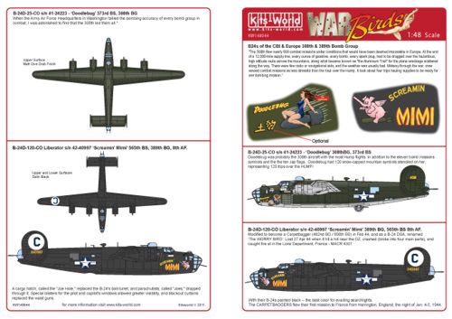 B24D Liberators of the CBI and Europe (308BG and 389BG) kw148044