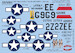 P47D Thunderbolt Nose Art ("Look, No hands" 2x, and "Eight Nifties") kw148064
