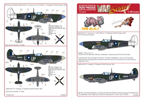 Spitfire MKVIII (RAAF) kw148078