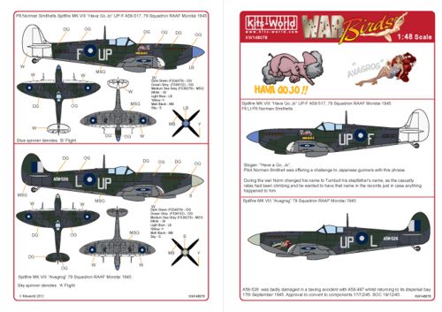 Spitfire MKVIII (RAAF)  kw148078