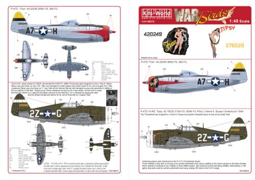 P47D Thunderbolt (395th FS "Fran", 510FS "Tipsy") kw148079