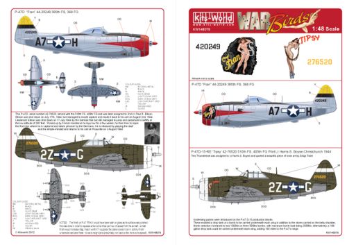 P47D Thunderbolt (395th FS "Fran", 510FS "Tipsy")  kw148079