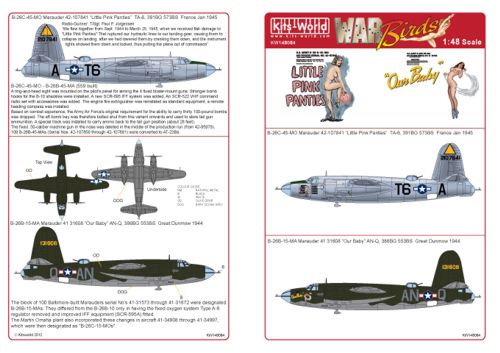 B26B/C Marauder Nose art  kw148084