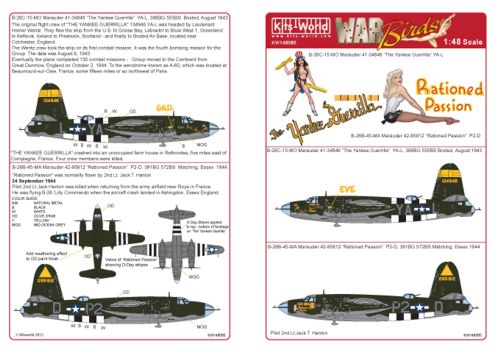 B26B/C Marauder Nose art  KW148085