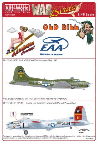 B17G Flying Fortress ("Aluminium Overcast" EAA) kw148094