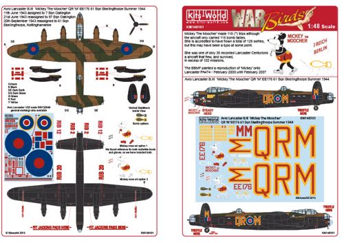 Avro Lancaster B.III 'Mickey The Moocher'  kw148101