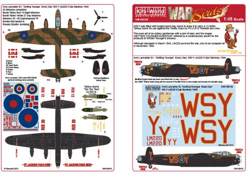 Avro Lancaster B.I Getting Younger Every Day  kw148103