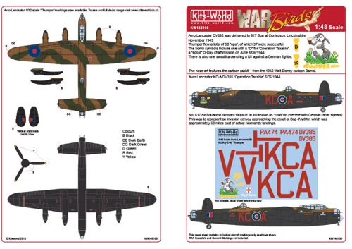 Avro Lancaster BI KC-A (-T/-V) DV 385 'Thumper'  kw148108