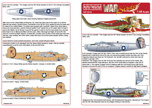 B24J Liberator "Dragon and his tail"  kw148149