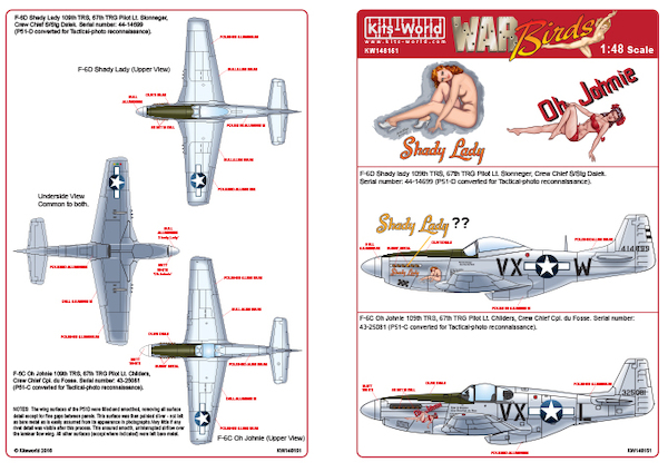 North American F6C/F6D Photorecce Mustang kw148151
