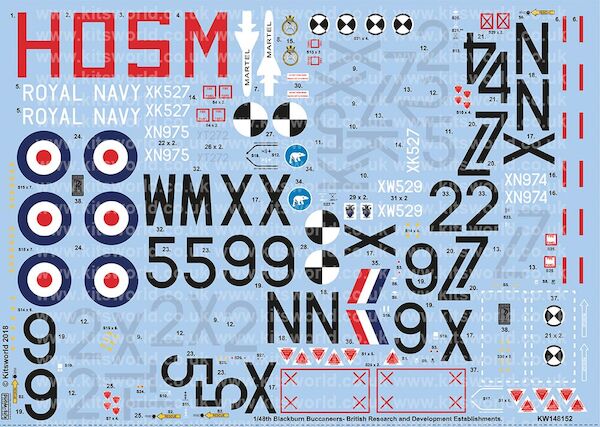 Blackburn Buccaneers S. Mk 2 Mk2A Mk2B  kw148152