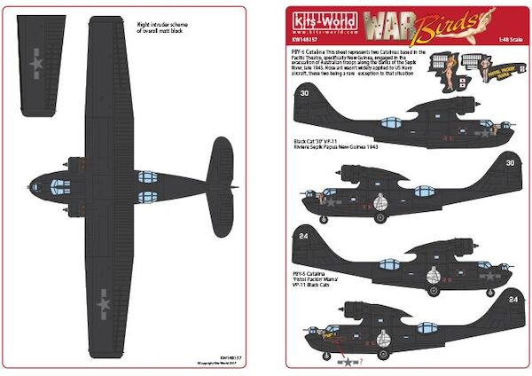 Consolidated PBY5A Catalina "Black Cat" KW148157