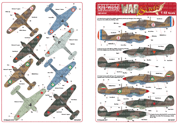 Foreign Hawker Hurricanes 1  (Free French AF, KNIL-LA, Iranian AF, Russian AF)  kw148167