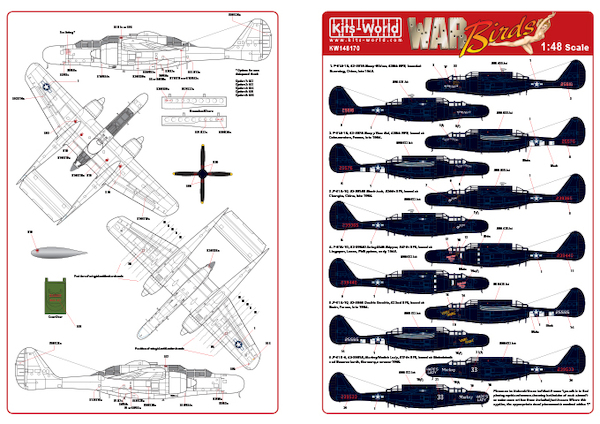 Northrop P61A/B Black Widow kw148170