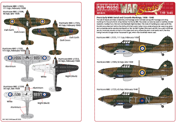 Pre and early WWII Serial and Cocarde Markings 1938-1940  kw148210