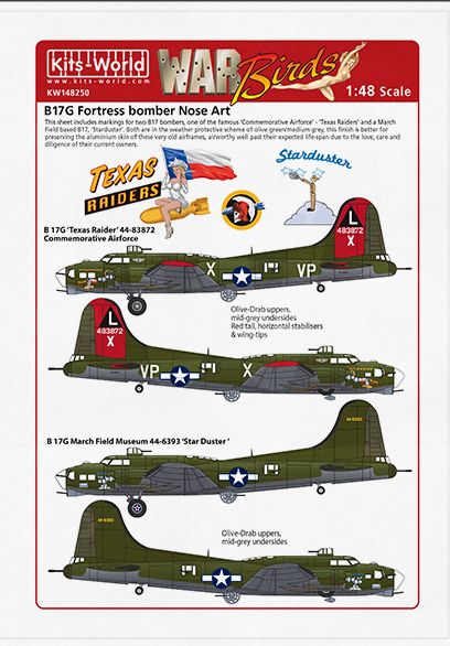 Boeing B17G Flying Fortress "Nose Art" kw148250