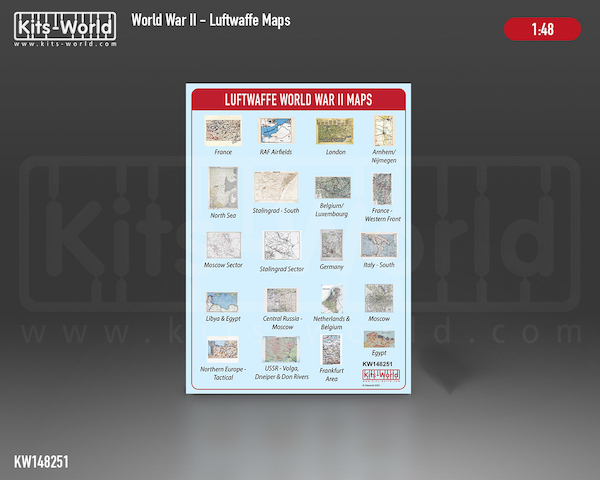 Luftwaffe maps - German WWII kw148251