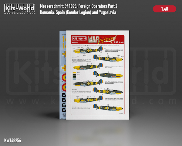 Messerschmitt Bf109E Foreign Operators Part 2 (Romania, Spain, Yugoslavia)  kw148254