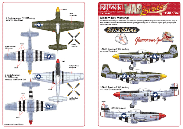 P-51D Mustang "Modern Day Mustangs" 4  KW148292