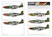 P51 Mustang General markings A/C ID numbers and lettering (Camo Finish) KW172008