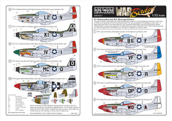 P51D Mustang nose art Selection 1  kw172011