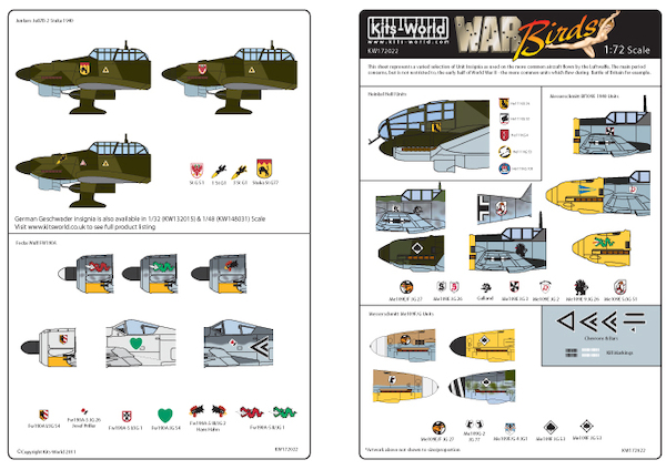 Luftwaffe Battle of Britain unit insignia  kw172022