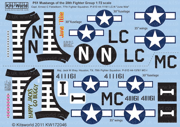 P51D Mustang Nose Art (20FG) kw172046