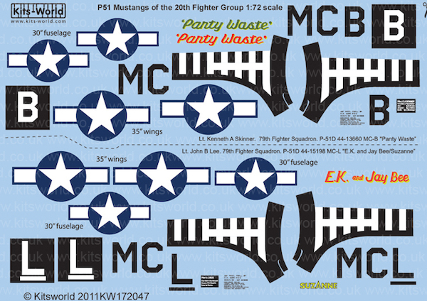P51D Mustang Nose Art (20FG) kw172047