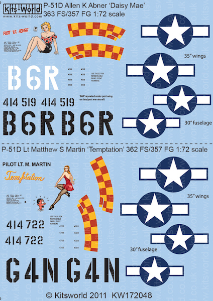 P51D Mustang Nose Art (357FG) kw172048