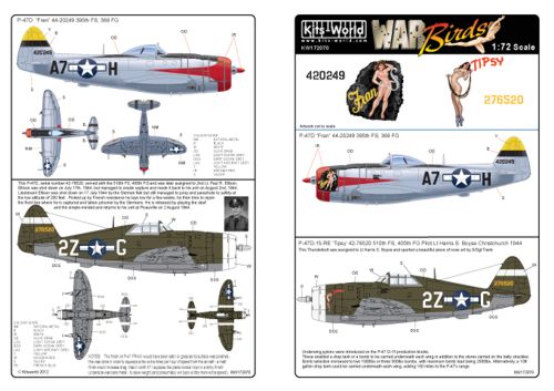 P47D Thunderbolt (395th FS "Fran", 510FS "Tipsy") kw172070