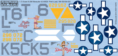 Martin B26B Marauder "Dina Might, Pink''s lady II" KW172076