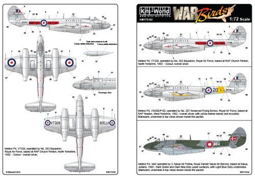 Gloster Meteor F4 (RAf, R.DAN. Navy)  kw172102