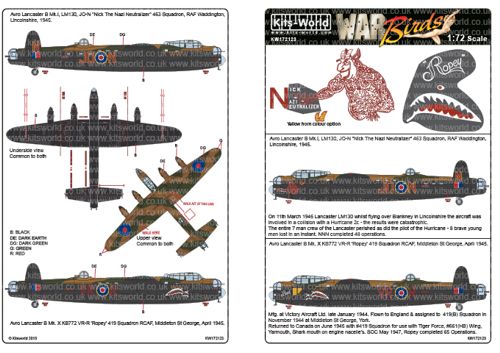 Avro Lancaster  kw172123