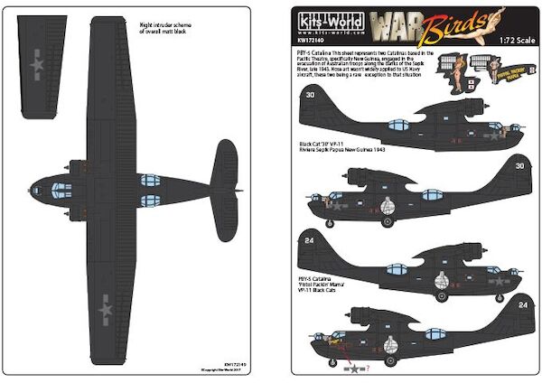 Consolidated PBY5A Catalina "Black Cat"  KW172149