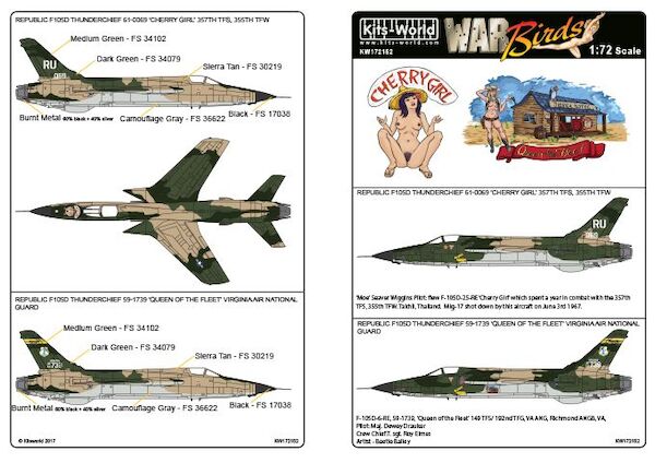 Republic F105D Thunderchief kw172152