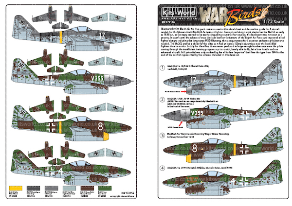 Messerschmitt Me262A-1a KW172156