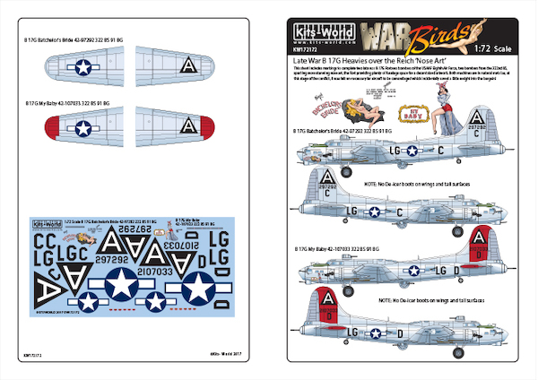 Late War B17G Heavies over the Reich; 'Nose Art' Part1  KW172172