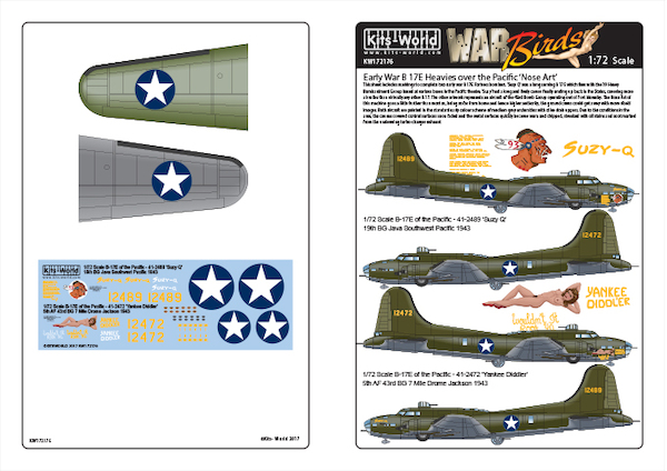 Early War B17E Heavies over the Pacific  KW172176