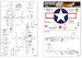 B17F Flying Fortress General Stencilling and Late national markings, Cockpit Instrumentation and Walkways KW172189