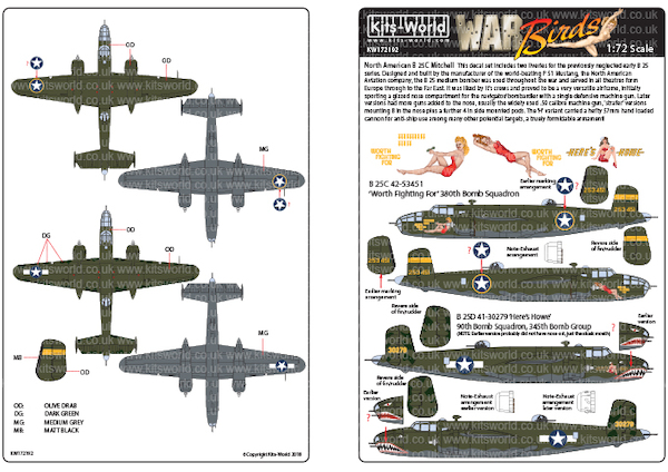North American B25C/D Mitchell KW172192