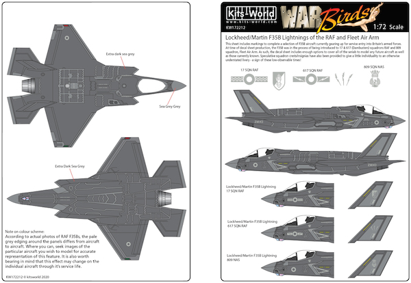 Lockheed Martin F35B Lightning (RAF, Fleet Air Arm)  kw172212