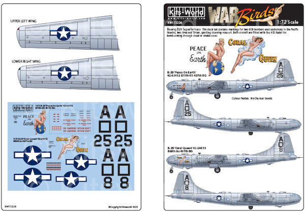 Boeing B29 Superfortress kw172226
