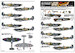 Supermarine Spitfire MKV RAF Cocardes, ID Letters and Characters kw172243