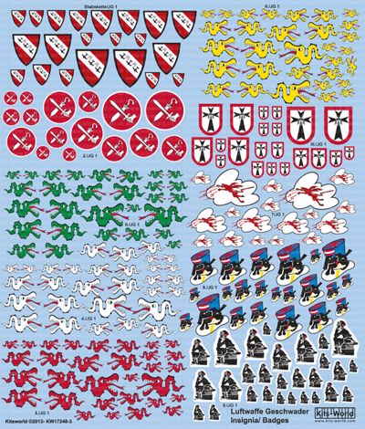 Luftwaffe fighter unit emblems in 1/48 and 1/72 kw17248-3