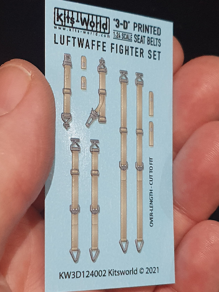 3D Colour WWII Luftwaffe Seatbelts fighters KW3D124002