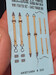 3D Colour WWI Fighter set for Early Fokker DR1 Pin and Chain seatbelts KW3D124004