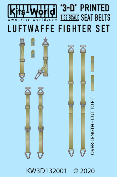 Seat belts Luftwaffe Fighter Set KW3D132001