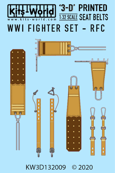 Seat belts WW1 Royal Flying Corps and Royal Naval Air Service KW3D132009