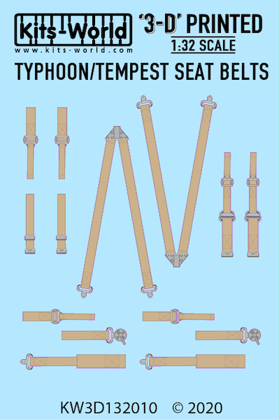 Seat belts Hawker Typhoon/Tempest  KW3D132010